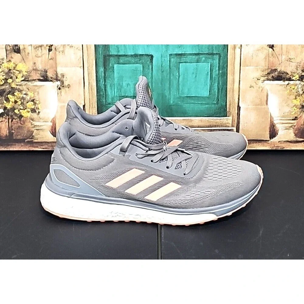 Adidas Mens Response Boost LT BA7783 Gray‎ Running Shoes Sneakers Size 7.5